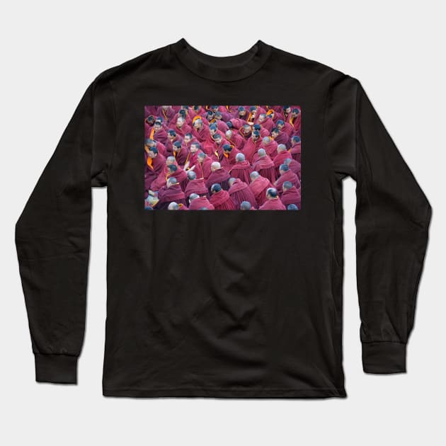 Peaceful Assembly Long Sleeve T-Shirt by AlexaZari